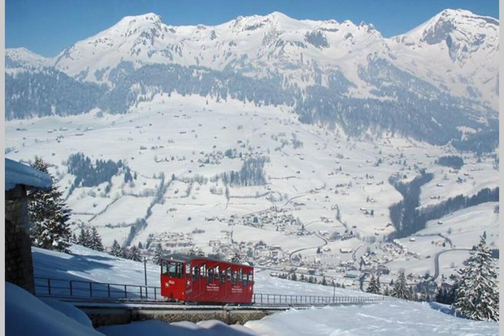 Beautiful On The Piste In Swiss Alps Alt St. Johann